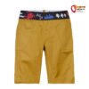 Rafiki Rumney Junior Kids Shorts in der Farbe tobacco von der Vorderseite.
