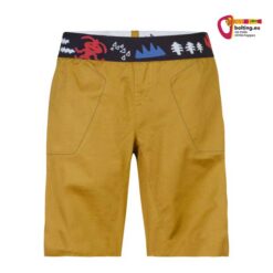 Rafiki Rumney Junior Kids Shorts in der Farbe tobacco von der Vorderseite.