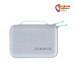 Weiss blaue Blue Ice Screw Keeper Aufbewahrungsbox mit Logo.