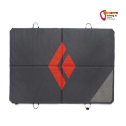 Black Diamond Gapstopper ausgebreitet mit rotem Logo von oben.