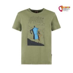 E9 Atti Bouldershirt mit Brust Aufdruck von vorne.