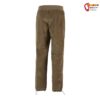 Hellbraune E9 Damen Kletterhose von hinten.