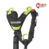 Detaileines schwarz grünen Edelrid Industriekletter Brustgurtes.