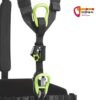 Die integrierte Bruststeigklemme des Edelrid Vector Y Industrieklettergurtes.