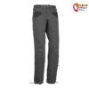 Graue Rondo Slim Kletterhose von der Vorderseite vor weißem Hintergrund.